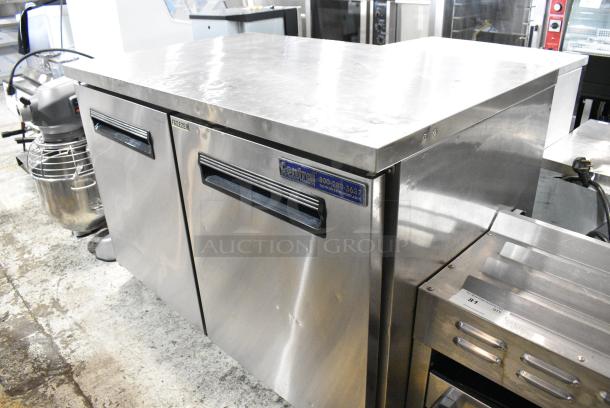 Central 69K-053 Stainless Steel Commercial 2 Door Undercounter Cooler. 115 Volts, 1 Phase. Tested and Powers On But Does Not Get Cold - Image 2 of 9