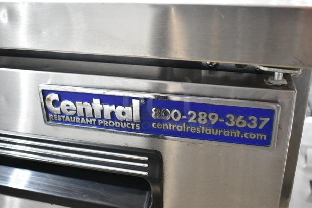 Central 69K-053 Stainless Steel Commercial 2 Door Undercounter Cooler. 115 Volts, 1 Phase. Tested and Powers On But Does Not Get Cold - Image 3 of 9