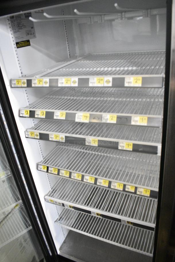 2018 True GDM-72-HC Metal Commercial 3 Door Reach In Cooler Merchandiser w/ Poly Coated Racks. 115 Volts, 1 Phase. Tested and Working! - Image 6 of 10