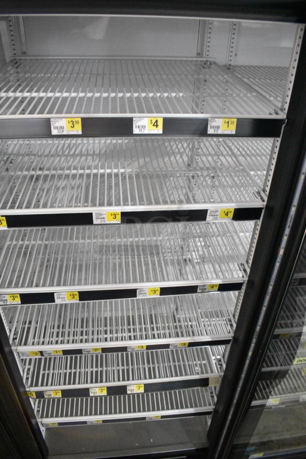 2018 True GDM-72-HC Metal Commercial 3 Door Reach In Cooler Merchandiser w/ Poly Coated Racks. 115 Volts, 1 Phase. Tested and Working! - Image 7 of 10