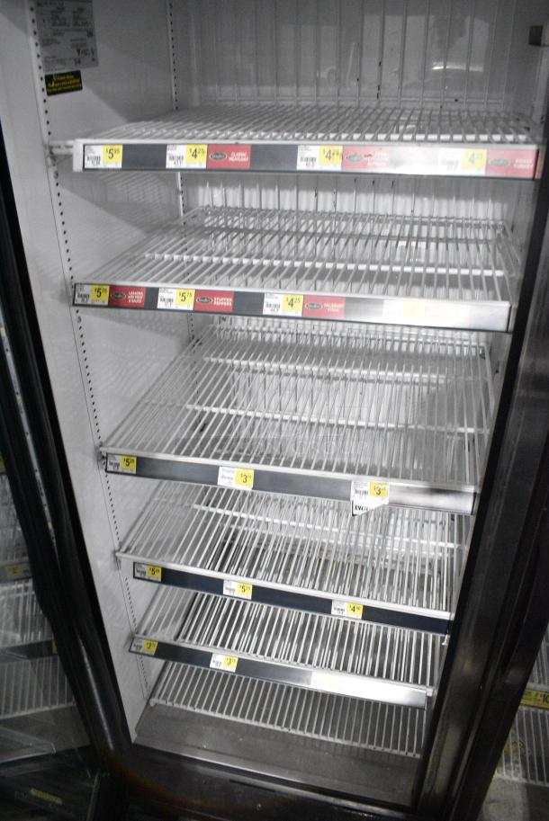 2018 True GDM-72-HC Metal Commercial 3 Door Reach In Freezer Merchandiser w/ Poly Coated Racks. 115/208-230 Volts, 1 Phase. Tested and Working! - Image 7 of 12