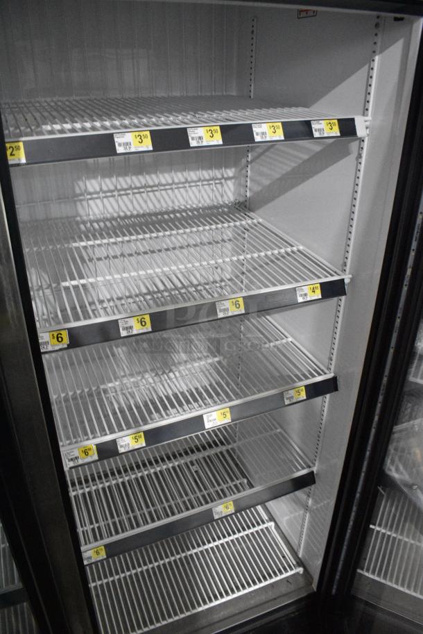 2018 True GDM-72-HC Metal Commercial 3 Door Reach In Freezer Merchandiser w/ Poly Coated Racks. 115/208-230 Volts, 1 Phase. Tested and Working! - Image 9 of 12
