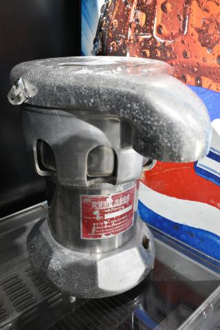 Ruby 2000 Metal Commercial Countertop Juicer. 115 Volts, 1 Phase. Cannot Test Due To Missing Power Cord