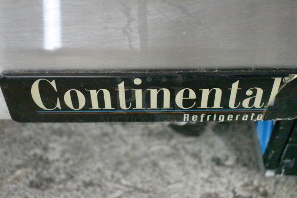 Continental SW27-12M Stainless Steel Commercial Prep Table on Commercial Casters. 115 Volts, 1 Phase. Tested and Working! - Image 4 of 11