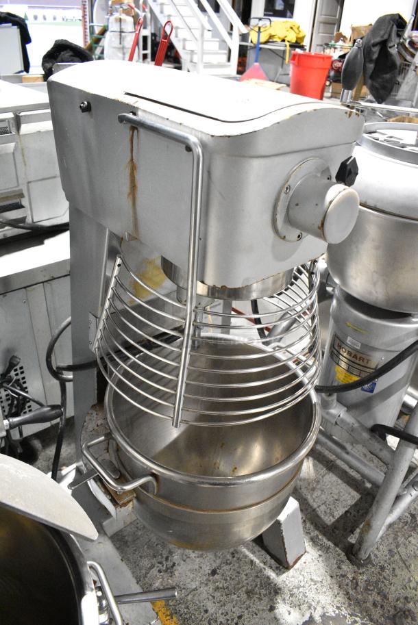 Metal Commercial Floor Style Planetary Dough Mixer w/ Stainless Steel Mixing Bowl, Bowl Guard. 110 Volts, 1 Phase. Tested and Does Not Power On - Image 2 of 8