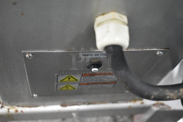 Metal Commercial Floor Style Planetary Dough Mixer w/ Stainless Steel Mixing Bowl, Bowl Guard. 110 Volts, 1 Phase. Tested and Does Not Power On - Image 6 of 8