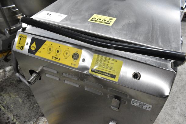 BRAND NEW SCRATCH AND DENT! 2023 Vito Fryfilter VITO XM 137 lb. Mobile Fryer Oil Filter System. 100-120 Volts, 1 Phase. - Image 4 of 8