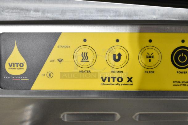 BRAND NEW SCRATCH AND DENT! 2023 Vito Fryfilter VITO XM 137 lb. Mobile Fryer Oil Filter System. 100-120 Volts, 1 Phase. - Image 5 of 8