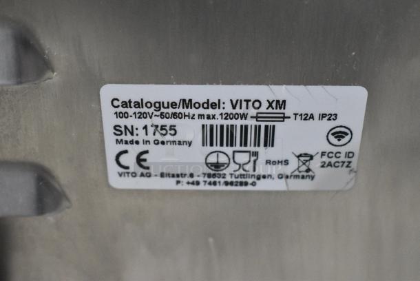 BRAND NEW SCRATCH AND DENT! 2023 Vito Fryfilter VITO XM 137 lb. Mobile Fryer Oil Filter System. 100-120 Volts, 1 Phase. - Image 8 of 8