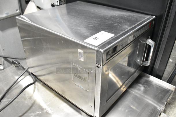 Panasonic NE-2157R Stainless Steel Commercial Countertop Microwave Oven. - Image 2 of 8