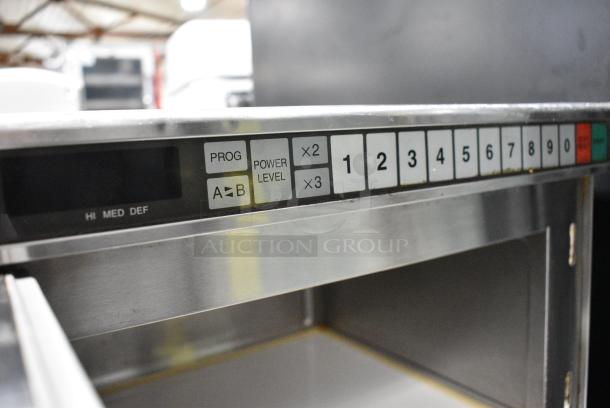 Panasonic NE-2157R Stainless Steel Commercial Countertop Microwave Oven. - Image 3 of 8