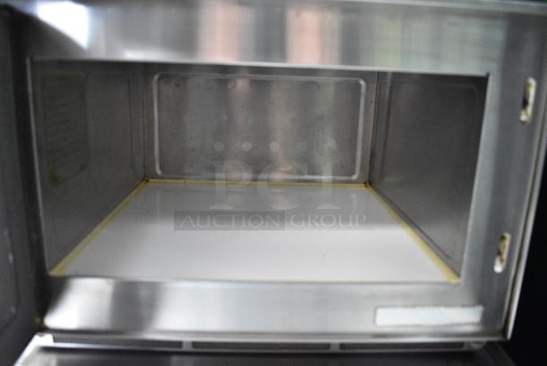 Panasonic NE-2157R Stainless Steel Commercial Countertop Microwave Oven. - Image 4 of 8