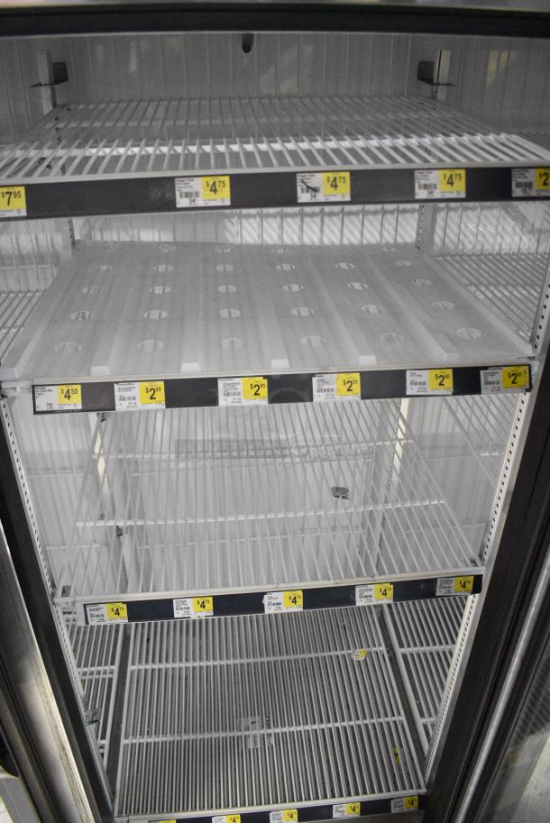 2018 True GDM-72F-HC Metal Commercial 3 Door Reach In Freezer Merchandiser w/ Poly Coated Racks. 115/208-230 Volts, 1 Phase. Tested and Working! - Image 8 of 11