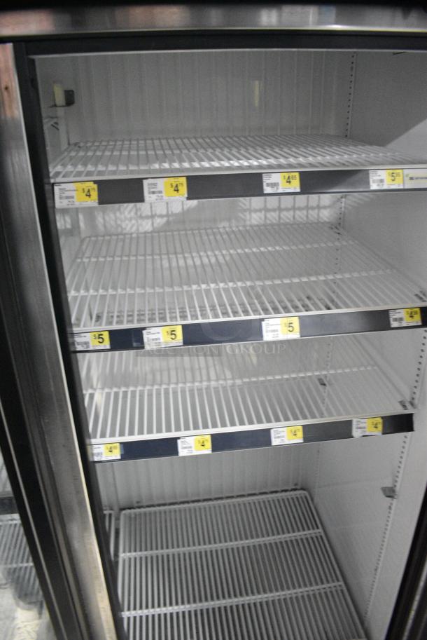 2018 True GDM-72F-HC Metal Commercial 3 Door Reach In Freezer Merchandiser w/ Poly Coated Racks. 115/208-230 Volts, 1 Phase. Tested and Working! - Image 9 of 11
