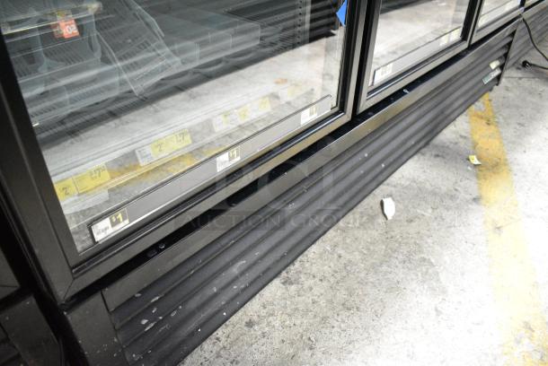 2018 True GDM-72-HC Metal Commercial 3 Door Reach In Cooler Merchandiser w/ Poly Coated Racks. 115/208-230 Volts, 1 Phase. Tested and Working! - Image 4 of 12