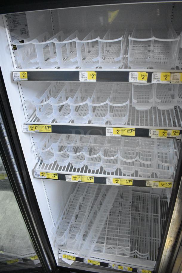 2018 True GDM-72-HC Metal Commercial 3 Door Reach In Cooler Merchandiser w/ Poly Coated Racks. 115/208-230 Volts, 1 Phase. Tested and Working! - Image 8 of 12
