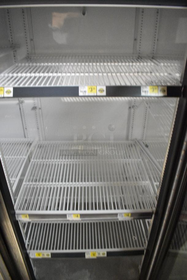 2018 True GDM-72-HC Metal Commercial 3 Door Reach In Cooler Merchandiser w/ Poly Coated Racks. 115/208-230 Volts, 1 Phase. Tested and Working! - Image 5 of 8