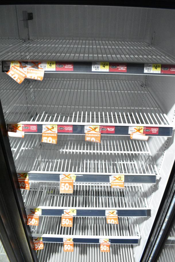 2016 True GDM-72F-HC Metal Commercial 3 Door Reach In Freezer Merchandiser w/ Poly Coated Racks. 115/208-230 Volts, 1 Phase. Tested and Working! - Image 8 of 11