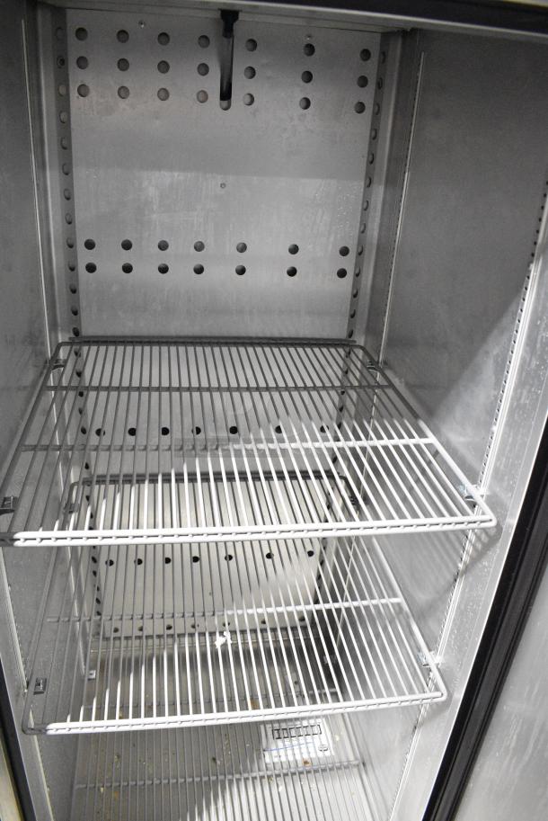 2019 True T-23F-HC Stainless Steel Commercial Single Door Reach In Freezer w/ Poly Coated Racks on Commercial Casters. 115 Volts, 1 Phase. Tested and Working! - Image 6 of 8
