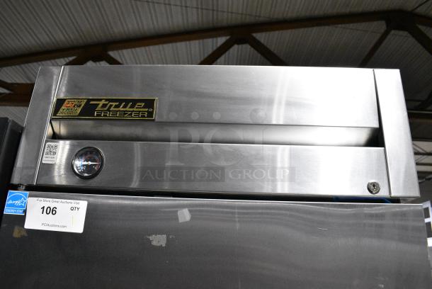 True T-23F Stainless Steel Commercial Single Door Reach In Freezer w/ Poly Coated Racks on Commercial Casters. 115 Volts, 1 Phase. Tested and Working! - Image 3 of 8