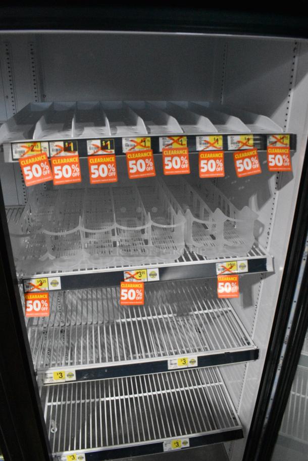 True GDM-72-HC Metal Commercial 3 Door Reach In Cooler Merchandiser w/ Poly Coated Racks. 115 Volts, 1 Phase. Tested and Working! - Image 8 of 11
