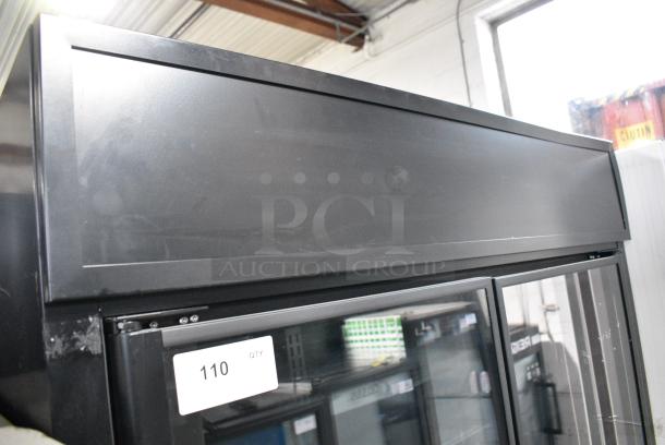 2021 True TVM-48SL-HC Metal Commercial 2 Door Reach In Cooler Merchandiser w/ Metal Shelves. 115 Volts, 1 Phase. Tested and Working! - Image 3 of 9