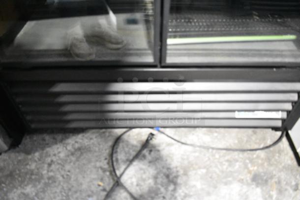 2021 True TVM-48SL-HC Metal Commercial 2 Door Reach In Cooler Merchandiser w/ Metal Shelves. 115 Volts, 1 Phase. Tested and Working! - Image 4 of 9