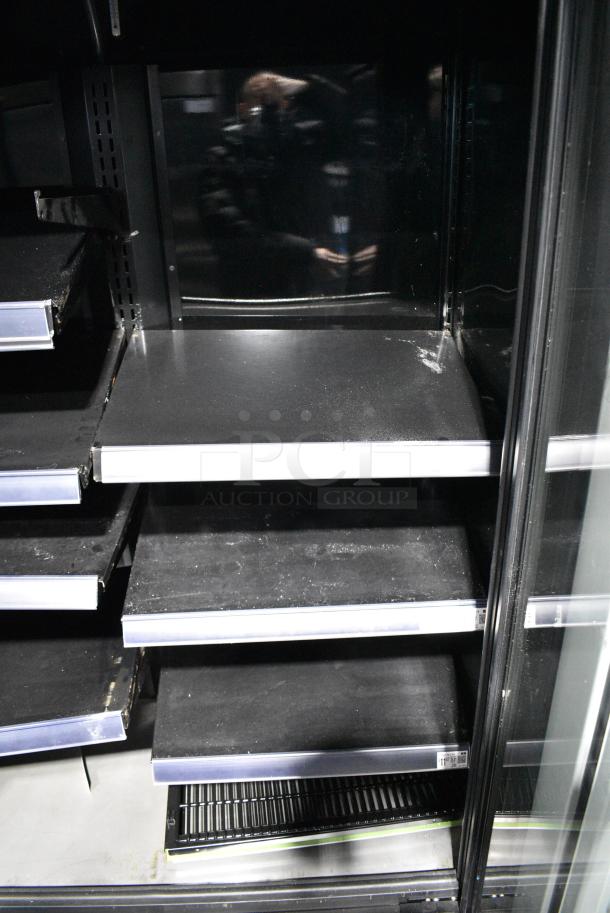 2021 True TVM-48SL-HC Metal Commercial 2 Door Reach In Cooler Merchandiser w/ Metal Shelves. 115 Volts, 1 Phase. Tested and Working! - Image 7 of 9