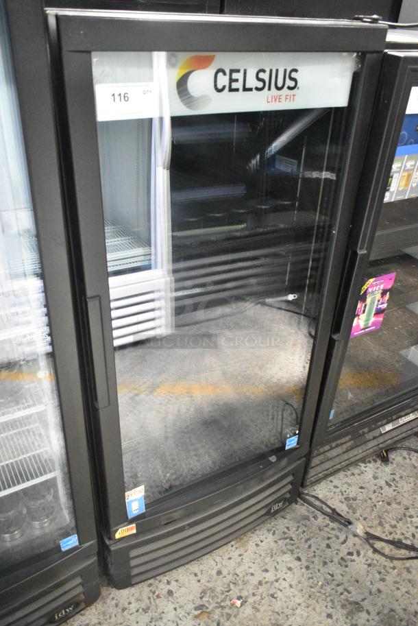 IDW G-10-F334B Metal Commercial Single Door Reach In Cooler Merchandiser w/ Poly Coated Racks. 115 Volts, 1 Phase. Tested and Working! - Image 2 of 7