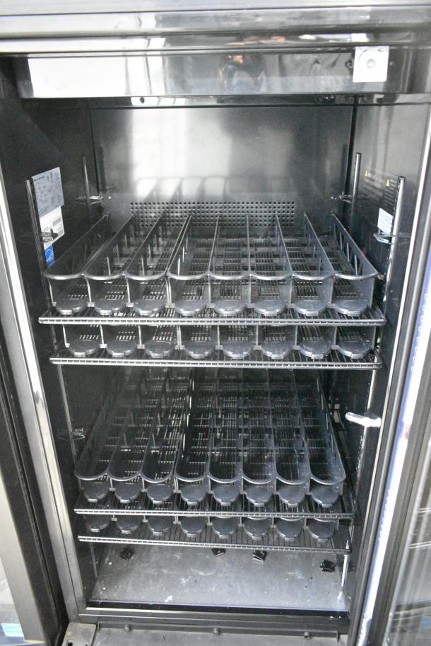 IDW G-10-F334B Metal Commercial Single Door Reach In Cooler Merchandiser w/ Poly Coated Racks. 115 Volts, 1 Phase. Tested and Working! - Image 5 of 7