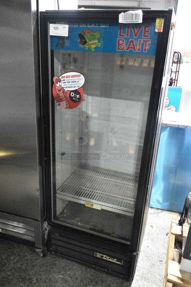 True GDM-12 Metal Commercial Single Door Reach In Cooler Merchandiser. 115 Volts, 1 Phase. Tested and Working! - Image 1 of 6