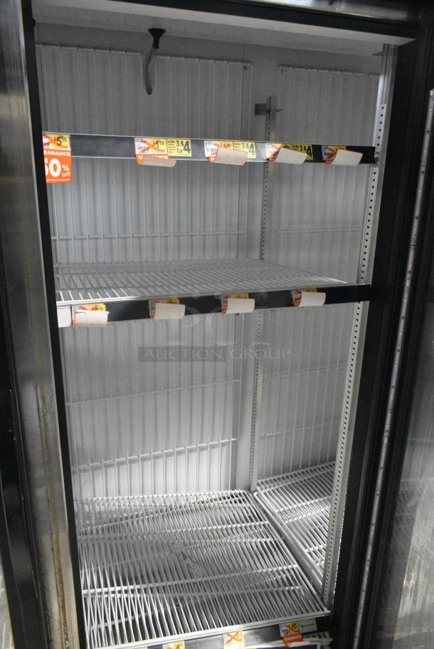 2017 True GDM-72F-HC Metal Commercial 3 Door Reach In Freezer Merchandiser w/ Poly Coated Racks. 115/208-230 Volts, 1 Phase. Tested and Working! - Image 6 of 8