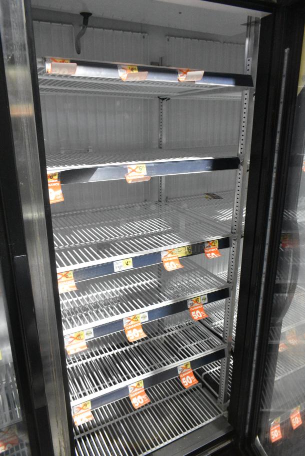 2017 True GDM-72F-HC Metal Commercial 3 Door Reach In Freezer Merchandiser w/ Poly Coated Racks. 115/208-230 Volts, 1 Phase. Tested and Working! - Image 5 of 8