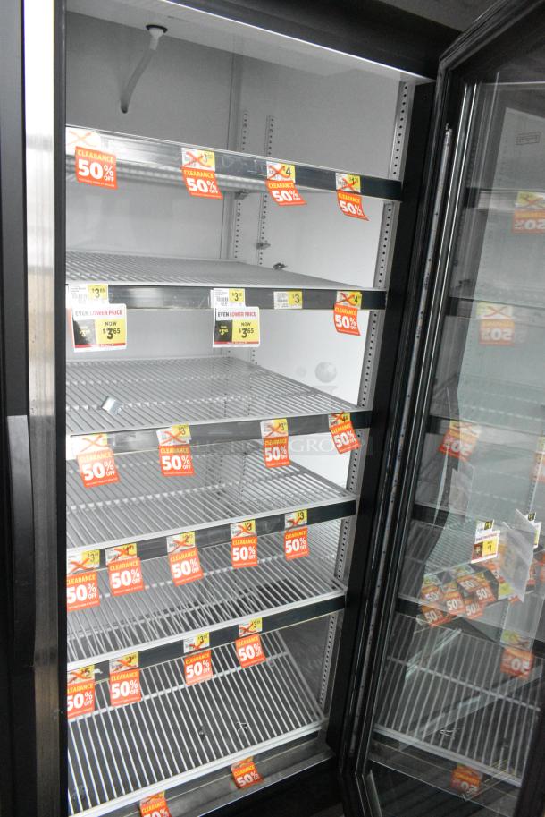 2016 True GDM-72-HC Metal Commercial 3 Door Reach In Cooler Merchandiser w/ Poly Coated Racks. 115 Volts, 1 Phase. Tested and Working! - Image 5 of 7