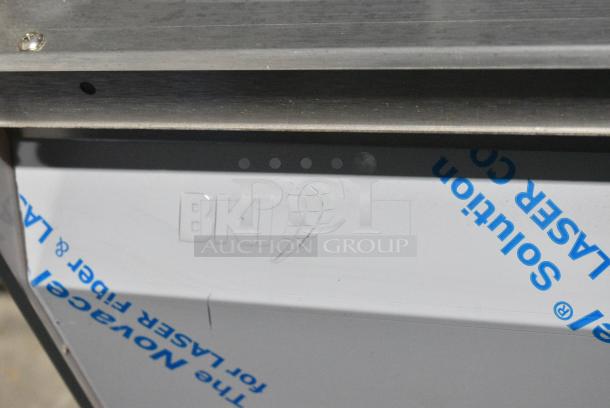 BRAND NEW SCRATCH AND DENT! 2016 BKI HSS4-2TSQ Stainless Steel Commercial Floor Style 2 Tier Warming Display Case Merchandiser. 230 Volts, 1 Phase. - Image 3 of 5