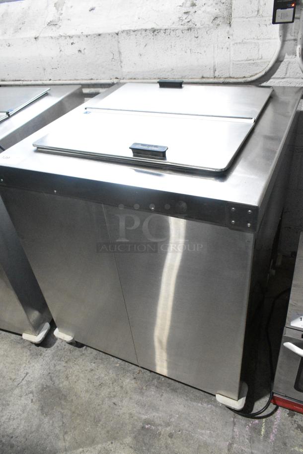 Master-Bilt DC-4D Stainless Steel Commercial Chest Freezer on Commercial Casters. 115/208-230 Volts, 1 Phase. Tested and Working! - Image 2 of 8