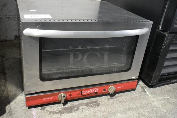 Avantco 177CO16 Stainless Steel Commercial Countertop Half Size Convection Oven. 120 Volts, 1 Phase. Tested and Does Not Power On - Image 1 of 6