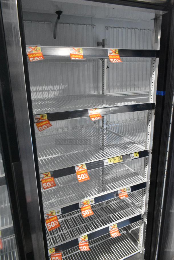 2016 True GDM-72F-HC Metal Commercial 3 Door Reach In Freezer Merchandiser w/ Poly Coated Racks. 115/208-230 Volts, 1 Phase. Tested and Working! - Image 6 of 8