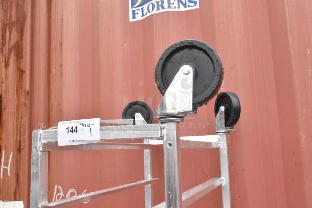 BRAND NEW SCRATCH AND DENT! Metal Pan Transport Rack on Commercial Casters. 1 Caster Needs To Be Reattached. - Image 3 of 4