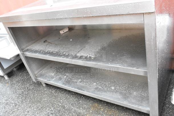 Stainless Steel Soda Station w/ 2 Under Shelves and Back Splash. - Image 4 of 5