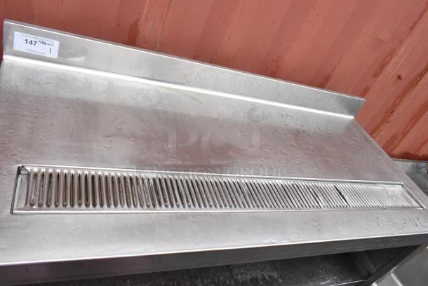 Stainless Steel Soda Station w/ 2 Under Shelves and Back Splash. - Image 5 of 5