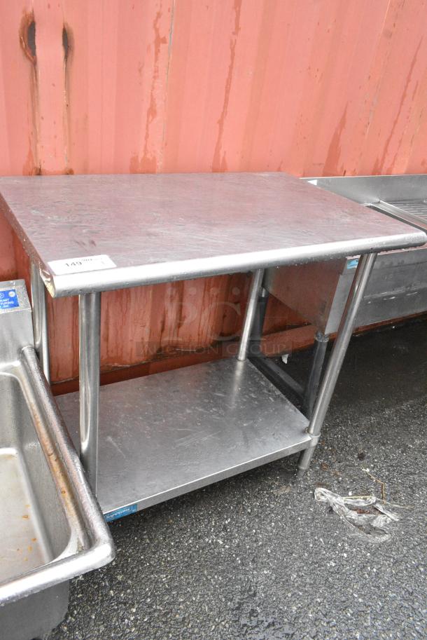Stainless Steel Table w/ Under Shelf. - Image 1 of 5