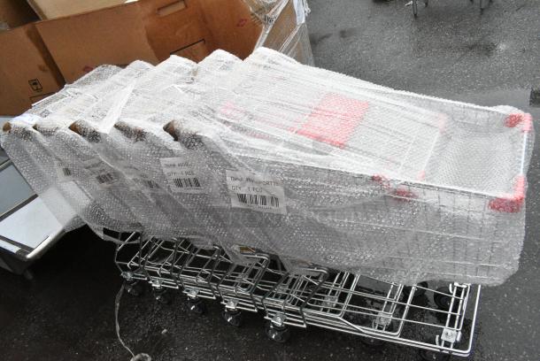 5 BRAND NEW SCRATCH AND DENT! Regency 460SHPCRT35 Supermarket Shopping Cart - 3.5 Cu. Ft. 5 Times Your Bid! - Image 1 of 8