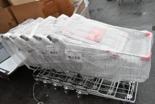 5 BRAND NEW SCRATCH AND DENT! Regency 460SHPCRT35 Supermarket Shopping Cart - 3.5 Cu. Ft. 5 Times Your Bid!