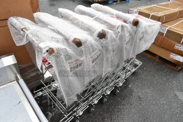 5 BRAND NEW SCRATCH AND DENT! Regency 460SHPCRT35 Supermarket Shopping Cart - 3.5 Cu. Ft. 5 Times Your Bid! - Image 2 of 8