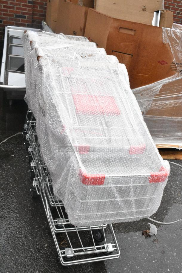 5 BRAND NEW SCRATCH AND DENT! Regency 460SHPCRT35 Supermarket Shopping Cart - 3.5 Cu. Ft. 5 Times Your Bid! - Image 4 of 8