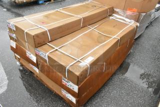 7 BRAND NEW SCRATCH AND DENT! SEC33-CTN1B Metro SEC33EC Chrome Mobile Standard Duty Wire Security Cabinet 40 3/4" x 21 1/2" x 68 1/2". 7 Times Your Bid! May Be Missing Pieces.