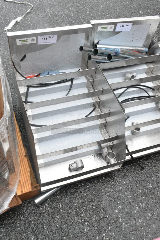 BRAND NEW SCRATCH AND DENT! Regency 600LDR2618 18" Five-Tiered Stainless Steel Liquor Display Rack - 26" Deep. No Legs. - Image 3 of 5