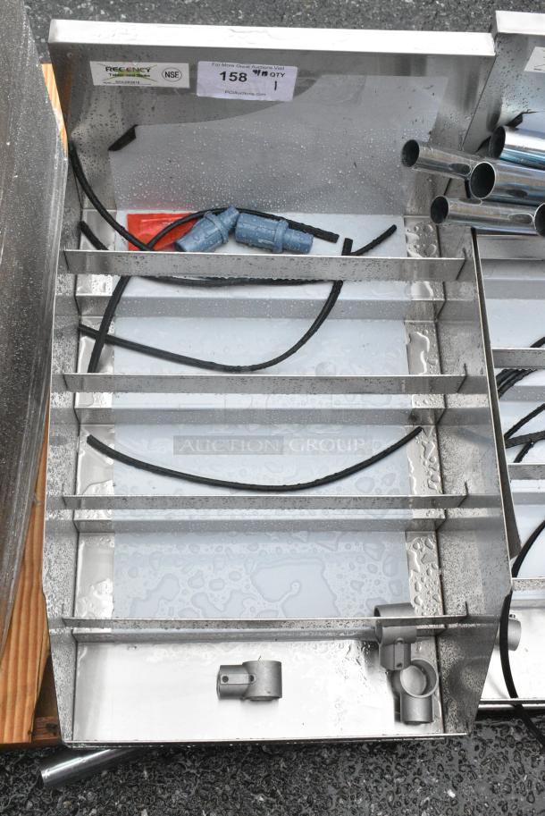 BRAND NEW SCRATCH AND DENT! Regency 600LDR2618 18" Five-Tiered Stainless Steel Liquor Display Rack - 26" Deep. No Legs. - Image 4 of 5