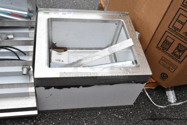 BRAND NEW SCRATCH AND DENT! Regency 600SM162012 25" 16-Gauge Stainless Steel One Compartment Floor Mop Sink - 20" x 16" x 12" Bowl - Image 1 of 5